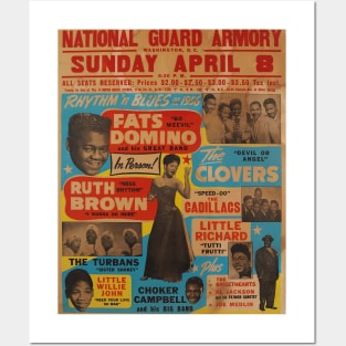 SOUL CONCERT FAST DOMINO NATIONAL GUARD Posters and Art